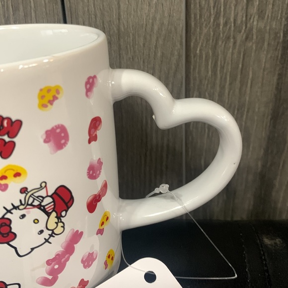 New Hello Kitty As Cupid Love Mug With Heart Handle By Sanrio - Picture 4 of 10